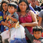 En Guatemala, la segunda caravana de emigrantes hondureños que atraviesa ese país retomó hoy su recorrido hacia Guastatoya desde Zacapa, con el objetivo de llegar a Estados Unidos como destino final.-GETTY IMAGES NORTH AMERICA