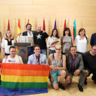 Las asociaciones en defensa de lesbianas, gays, transexsuales, bisexsuales y más de Castilla y León presentan los resultados de la Campaña Municipios por la igualdad LGTB+, en la que piden al la Junta que apruebe una Ley de Igualdad Social LGTB+-ICAL