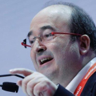Miquel Iceta, en el congreso del PSC en Barcelona.-EFE / ANDREU DALMAU