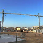 Viviendas en construcción en la zona de El Peral, próxima al Camino Viejo de Simancas.-E. M.