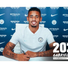 Gabriel Jesus, en el Manchester City, hasta el 2023.-MANCHESTER CITY