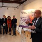 El presidente de la Diputación de Valladolid, Jesús Julio Carnero, presenta la Semana Santa 2015 en la provincia, junto a los alcaldes de las localidades participantes-Ical