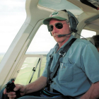 Harrison Ford, al mando de su helicóptero, en una imagen de archivo.-AFP