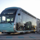 Imágenes de las pruebas que se han realizado con los nuevos autobuses eléctricos de Auvasa en Valladolid.-PHOTOGENIC/E. GARCÍA .