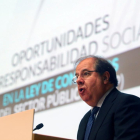Juan Vicente Herrera, durante su intervención.-ICAL