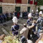 Intervención de la directora de la Casa de Cervantes,  María Bolaños, en el acto institucional celebrado ayer. E.M.-E.M.