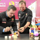 Ribagorda y Pedro Martino elaboran el pincho ganador de 2013-J.M.Lostau