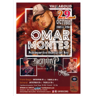Cartel del concierto de Omar Montes. - EP