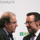 El presidente de la Junta, Juan Vicente Herrera, y Miguel Carballeda(D), presidente de la ONCE y su Fundación; en los XIII Premios Solidarios ONCE-Ical