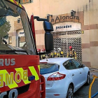 Incendio en una pescadería de Parquesol.-TWITTER BOMBEROS
