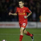 Philippe Coutinho, con la camiseta del Liverpool.-REUTERS / PAUL CHILDS