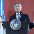 Mauricio Macri, presidente de Argentina.-EFE