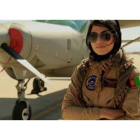 Nilofar Rahmani, la primera piloto de las Fuerza Aérea de Afganistán.-Foto: AGENCIAS