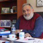 Daniel Esdras, en la oficina de la Organización Internacional para la Migración en Grecia.-JAVIER TRIANA