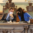 Óscar Puente durante un Pleno en el Ayuntamiento. Imagen de archivo. | E.M.