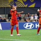 La futbolista Patricia Guijarro celebra un gol en el Mundial sub-20.-EFE