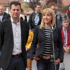 Luis Tudanca en la presentación de la candidata socialista en San Andrés de Rabanedo (León)-Ical