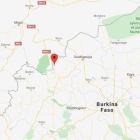 Mapa de la zona donde ha explotado un autobús en Burkina Fasso.-GOOGLE MAPS