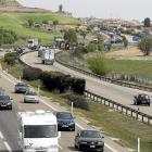 Autovía A-62 en las proximidades el casco urbano de Simancas, visto desde el lado sur.-EL MUNDO