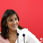 La secretaria de Organización del PSOE de Castilla y León, Ana Sánchez, comparece para informar sobre asuntos de actualidad política-ICAL