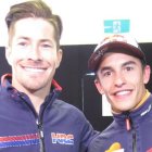 El norteamericano Nicky Hayden y Marc Márquez, en Australia.-EMILIO PÉREZ DE ROZAS