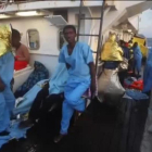 Había desembarcado a 218 migrantes en el sur de Sicilia.-ATLAS