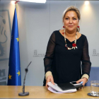 La vicepresidenta y portavoz, Rosa Valdeón, informa de los acuerdos alcanzados en el Consejo de Gobierno.-ICAL