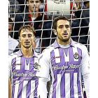 Calero y Olivas, en un partido.-D. V.