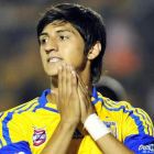 Alan Pulido durante un partido con Tigres en el Apertura de 2012-EFE