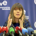 Ángela de Miguel, presidenta de la Confederación Vallisoletana de Empresarios analizó la evolución económica de 2016.-ICAL