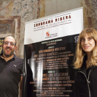 La directora general de Políticas Culturales de la Junta, Mar Sancho, presenta la XIX edición del festival Sonorama Ribera 2016 junto al director del festival musical Sonorama, Javier Ajenjo.-ICAL