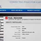 Ficha policial de Redoine Faïd.-AFP