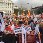 Manifestación convocada por Societat Civil Catalana, el 12 de octubre.-JULIO CARBÓ