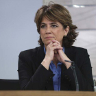 La ministra de Justicia en funciones, Dolores Delgado.-DAVID CASTRO
