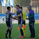 illar sustituye a Salvador durante el amistoso de ayer en Aranda. A-ALBERTO CALVO
