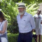Harrison Ford y su mujer, la también actriz Calixta Flockart, de turismo en Granada.-EFE / MIGUEL ÁNGEL MOLINA