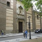 PLAZA DE LA TRINIDAD. IGLESIA  DEL REAL MONASTERIO DE SAN QUIRCE Y SANTA JULITA. J. M. LOSTAU