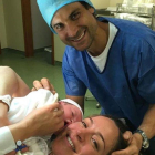David Ferrer y su mujer, Marta Tornel, presentan a su primer hijo en Instagram.-INSTAGRAM