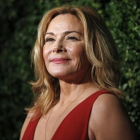 La actriz Kim Cattrall, que interpreta a Samantha Jones en la serie Sexo en Nueva York, en noviembre del 2014, en Londres.-AFP