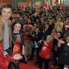 Pedro Sánchez, este domingo en Gijón, en el arranque de su campaña para las primarias.-ALBERTO MORANTE