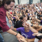 Pablo Iglesias en su mitin en Sabadell.-DANI GAGO