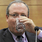 Terciado en su comparecencia ante los medios en junio de 2012 tras ser denunciado por la patronal charra-J.M.Lostau