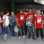 Los miembros de la plataforma de afectados por la hepatitis C inician un encierro de dos días y una noche en el Complejo Asistencial de León para reivindicar la equidad de los tratamientos entre comunidades autónomas y denunciar la falta de financiación-Ical