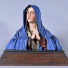 Una imagen de ‘La Dolorosa’ de Pedro de Mena ya restaurada.-EL MUNDO