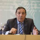 Rueda de prensa del Consejero de Sanidad, Antonio María Sáez Aguado, para tratar de asuntos relacionados con el Ébola-Ical