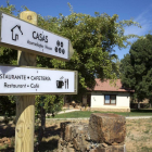 Entrada a un alojamiento rural en Salamanca.-ICAL