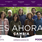 Cartel de la candidatura de Podemos-El Mundo