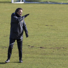 Portugal realiza una indicación en un entrenamiento.-Miguel Ángel Santos