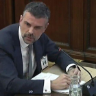 Santi Vila, durante su declaración en el juicio del procés.-EL PERIÓDICO