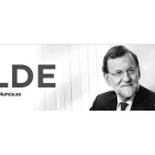 Anuncio electoral de Rajoy con el lema en euskera 'Alde', que significa "largo, fuera de aquí".-